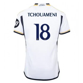 Real Madrid Aurelien Tchouameni #18 Hemmakläder 2023-24 Kortärmad